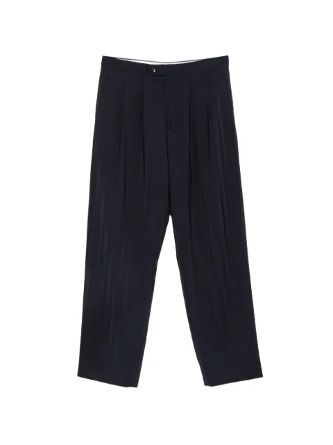LC23 pleated trousers Blue P503
