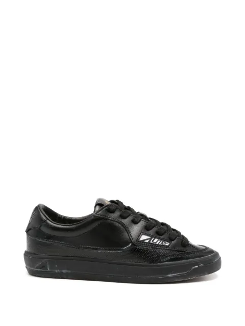Autry perforated-detail logo-patch sneakers Black SVLWPJ01