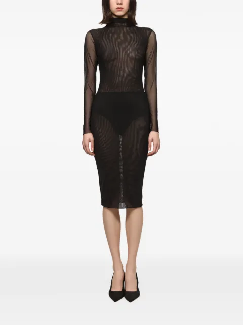 Atu Body Couture black midi skirt set Black AT26135