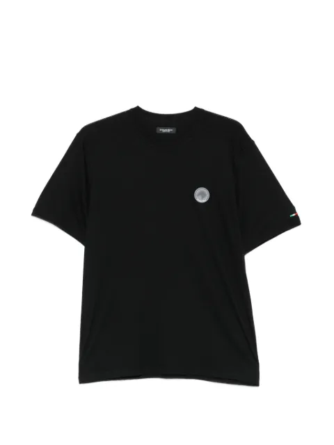 Stefano Ricci logo-patch T-shirt Black MNH6104980803
