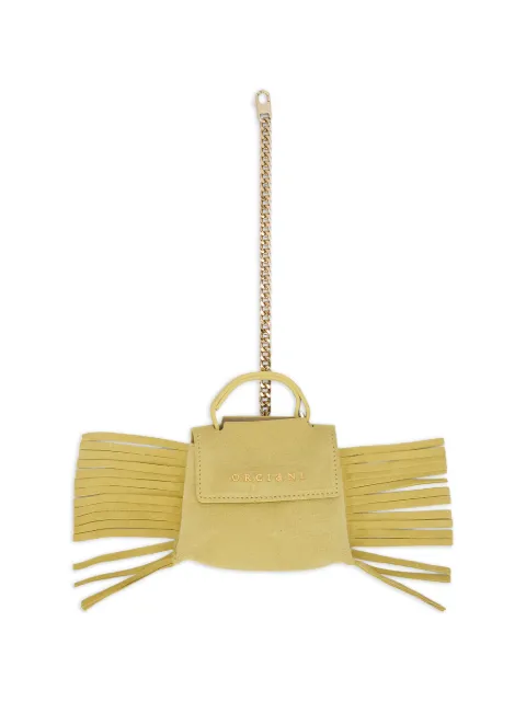 Orciani Sveva fringed chain-link bag charm Yellow CHA023PFG