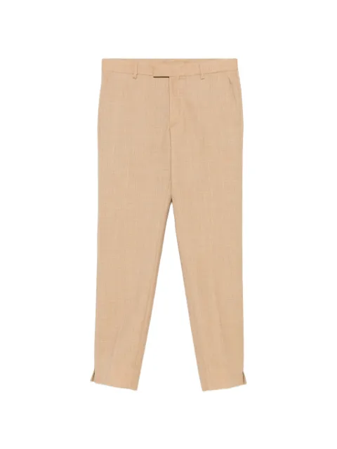 MM6 Maison Margiela slit-cuff tailored trousers Neutrals S62KB0261M35884