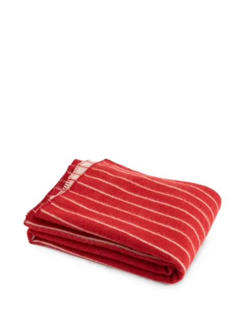 HAY striped-pattern blanket Red AE958D809AS26