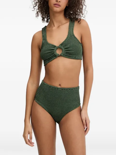 PARAMIDONNA Irina ring-detail bikini Green SS26IHWFG