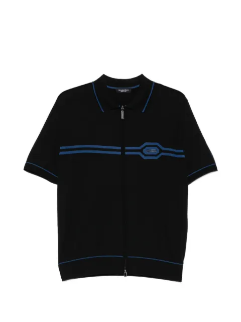 Stefano Ricci zip-fastening short-sleeve cardigan Black K818119PAZF26285
