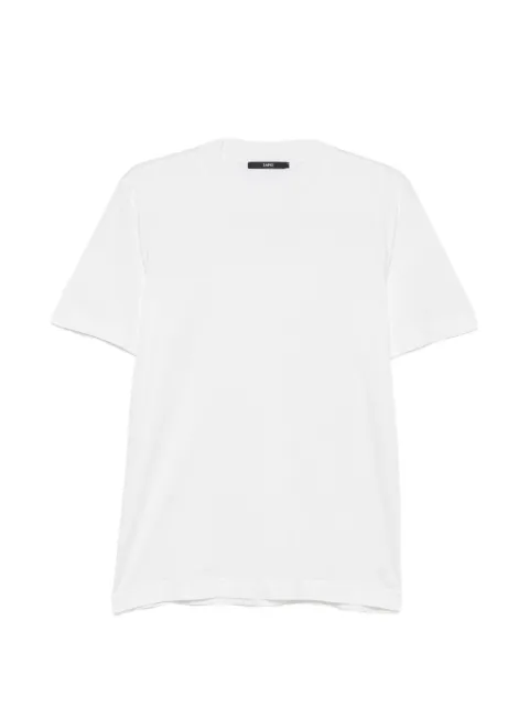 SAPIO ribbed-trim T-shirt Neutrals N101001