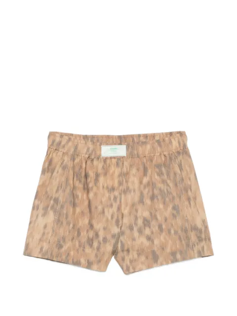 GANNI printed shorts Neutrals A1110054