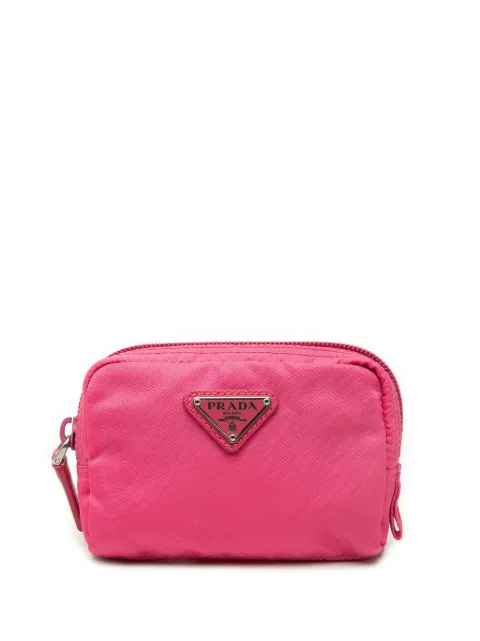 Prada Pre-Owned 2000-2013 Tessuto Cosmetic Pouch coin pouch Pink WVTG2XJU15UD2D5T