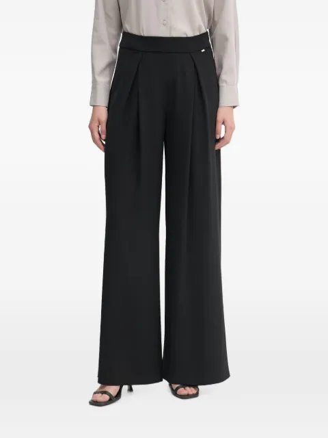 Gaudi pleated wide-leg trousers Black 611FD25029