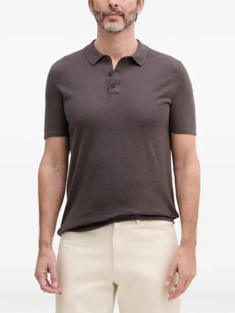 Joop! short-sleeve knitted polo shirt Brown 30101532
