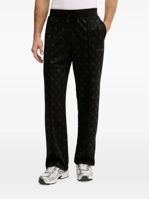 GUESS USA monogram-print track pants Black Z6GB03K2850