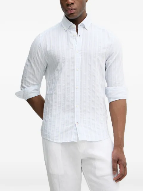 Joop! Heli striped button-down shirt Blue 30102530