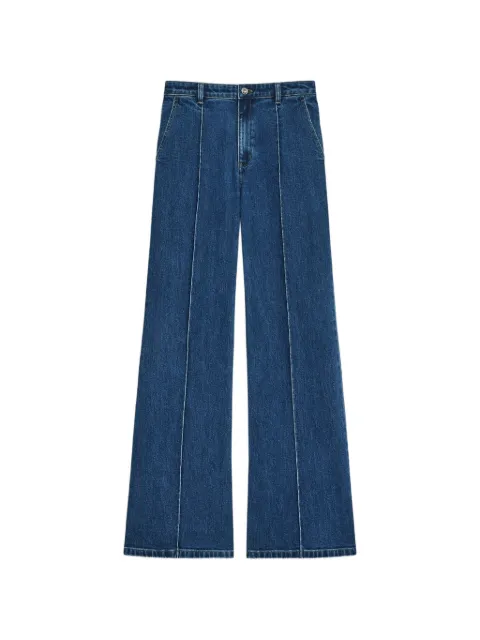 Theory seam-detail wide-leg jeans Blue Q0104209