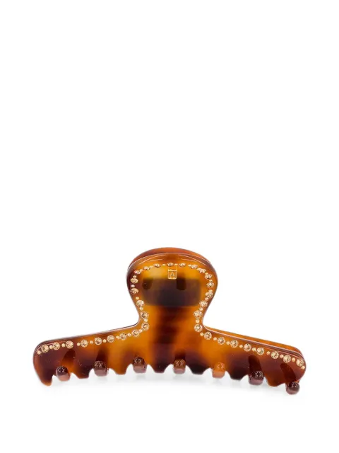 Alexandre de Paris Raspail crystal-embellished hair clip Brown ACCM1806606E