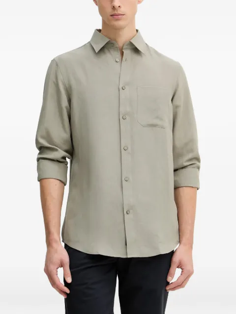 GUESS USA chest-pocket long-sleeve shirt Green M6GH40W1726