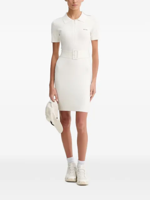 GUESS USA belted zip-fastening MINI dress Neutrals V6RK08Z4642