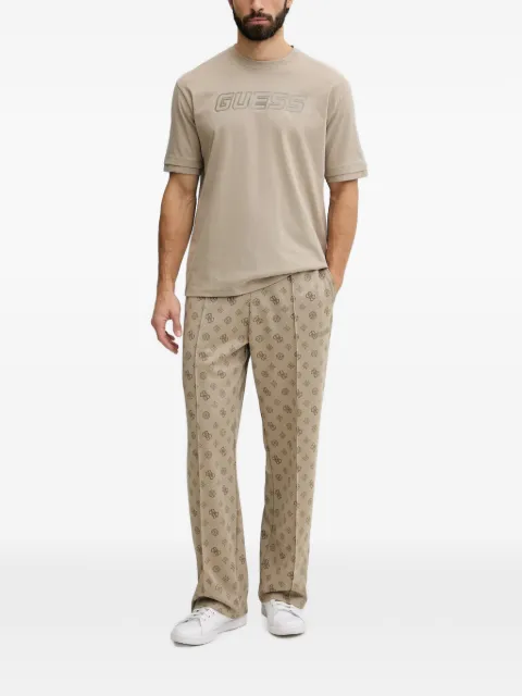 GUESS USA monogram-print track pants Neutrals Z6GB03K2850
