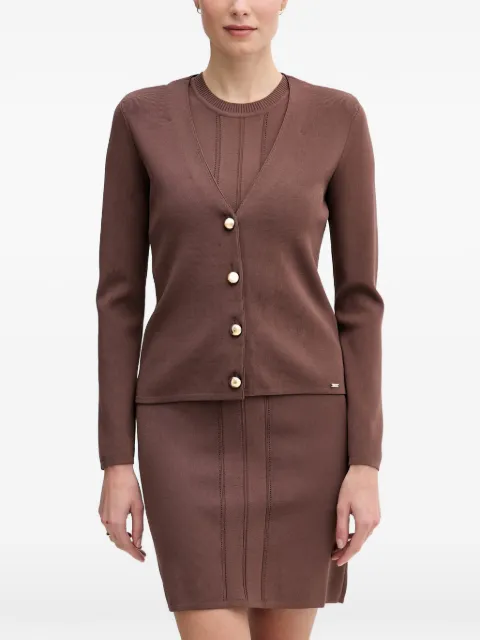 Gaudi buttoned cardigan Brown 611FD53008