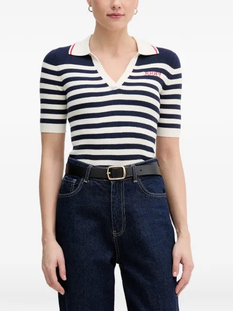 Joop! Kkolo striped short-sleeved T-shirt Blue 30101911