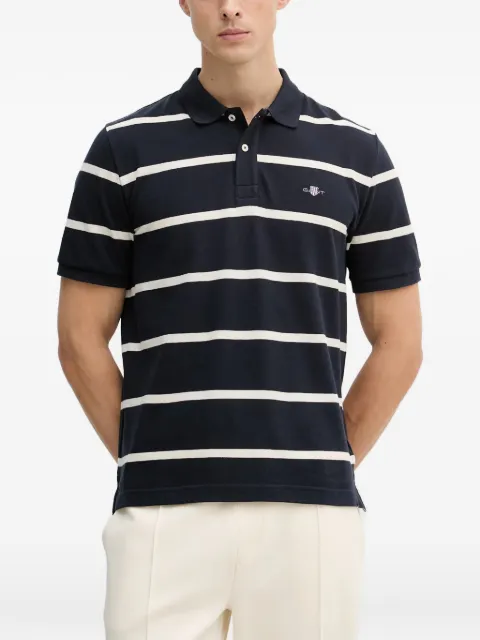 Gant striped short-sleeve polo shirt Blue 2014094
