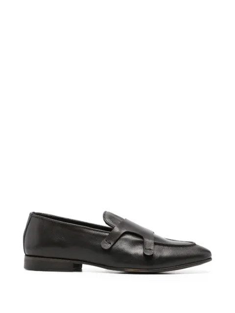 LeQarant apron-toe monk shoes Brown 26162