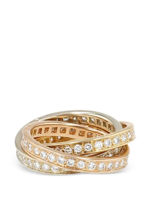 Cartier 2000s Trinity diamond ring Gold 430202