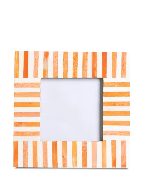 CU I SEEYOU Fun striped square picture frame Orange CU70814