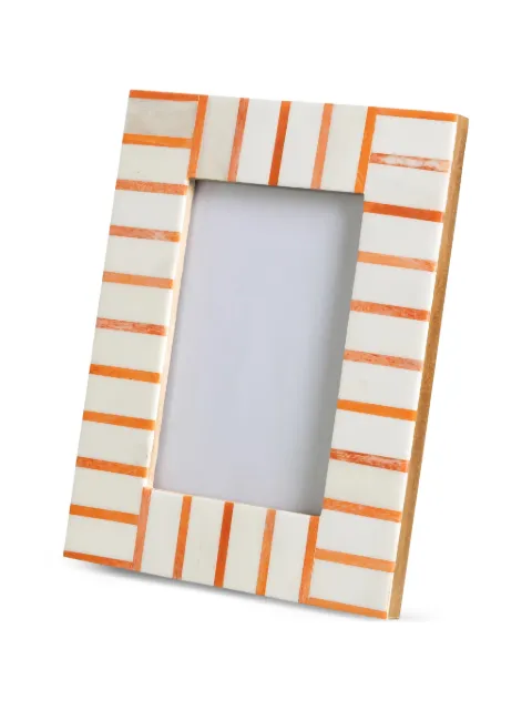 CU I SEEYOU Fun striped rectangular picture frame White CU60814