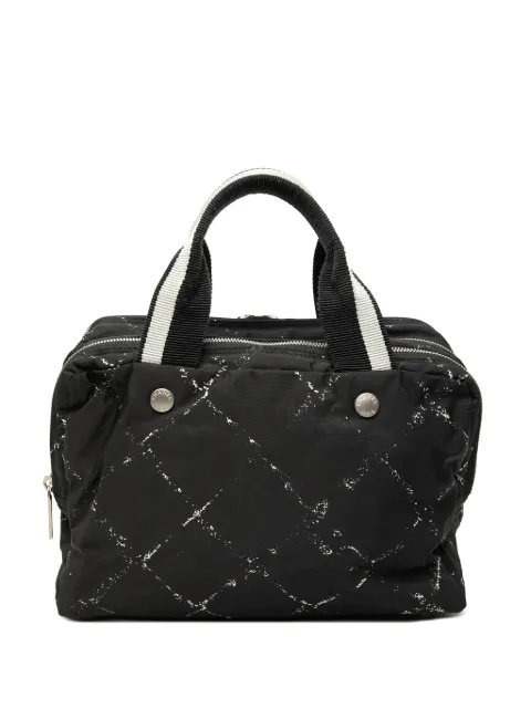 CHANEL Pre-Owned 1997-1999 Old Travel Line Nylon handbag Black CYQ1A4BPDQ0K8CXL