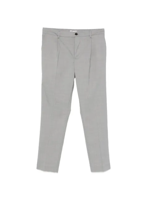 Entre Amis Reno belt-loops trousers Grey P26JAP5RENO2654