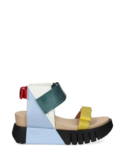 United Nude Delta Run touch-strap platform sandals Blue 1041096516