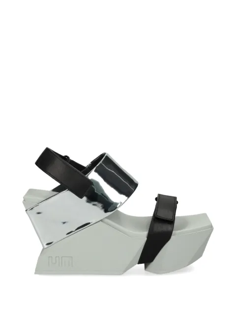 United Nude Brutt metallic touch-strap sandals Silver 1098314113