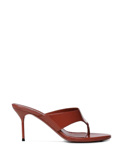 Paris Texas patent-leather thong sandals Red PX1951XVN01PATENTBLACK