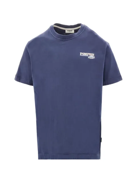 POMPEII What´s The Rush cotton T-shirt Blue H04001020S2608071