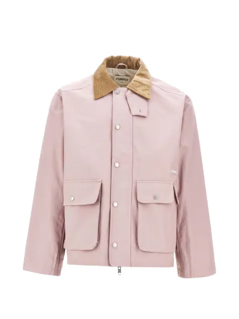 POMPEII corduroy-collar field jacket Pink H20004020S2613007
