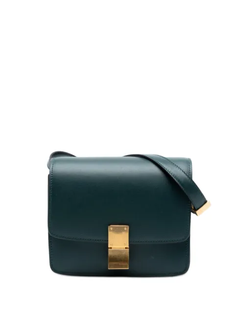 Celine Pre-Owned 2012-2018 Small Calfskin Classic Box crossbody bag Green VQHOYGZGH9BJJU6U