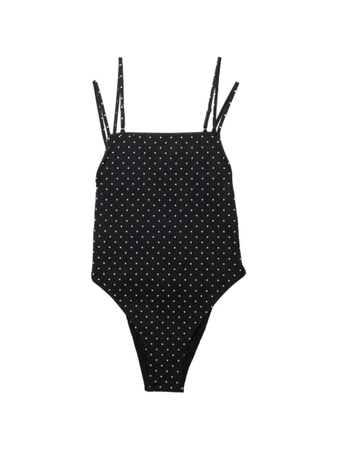 TOM FORD polka-dot swimsuit Black SWJ056FAP257