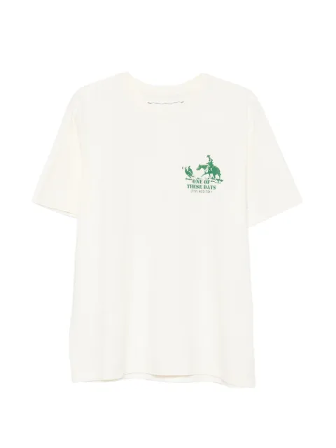 One Of These Days graphic-print T-shirt White 01D04040