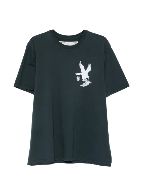 One Of These Days graphic-print cotton T-shirt Blue 01D04031