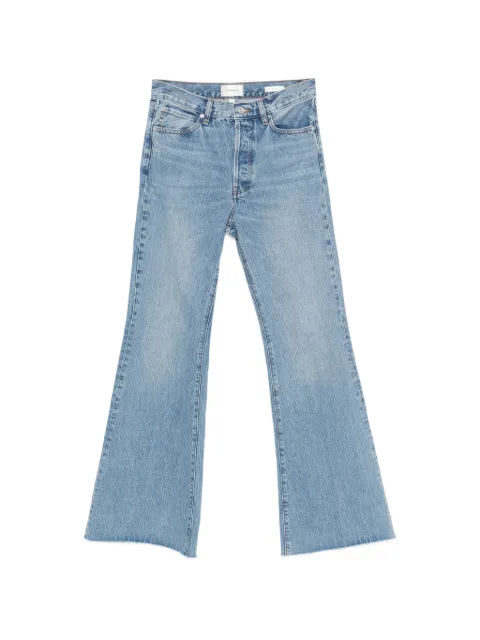 FRAME The Lax raw-edge wide-leg jeans Blue 3003RF210
