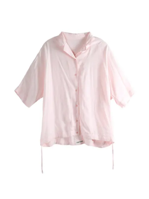 Casey Casey drawstring shirt Pink 26FC433