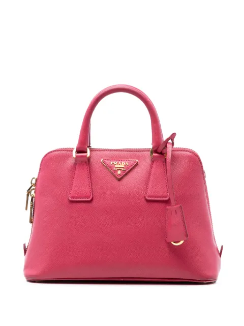 Prada Pre-Owned 2010-2025 Small Saffiano Lux Promenade satchel Pink FJRFTQ9YHLY9K5MY