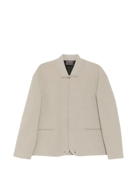 TEAM WANG design Reset frog-fastening jacket Grey TWSS26A515