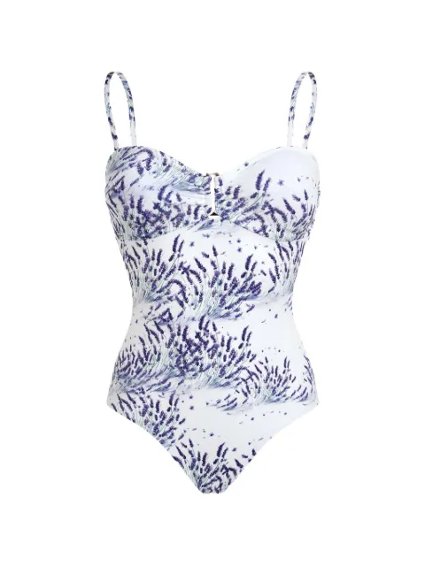 Vilebrequin lavender-print swimsuit White LCTEH130