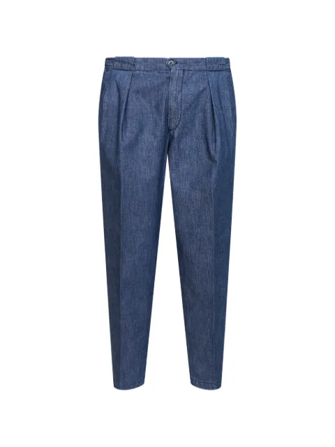 Briglia 1949 pleated tapered trousers Blue PORTOBELLOD30015941