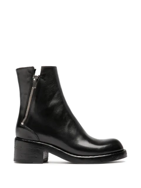 Officine Creative Brett 010 side-zip ankle boots Black OCDBRET010AERBU1000