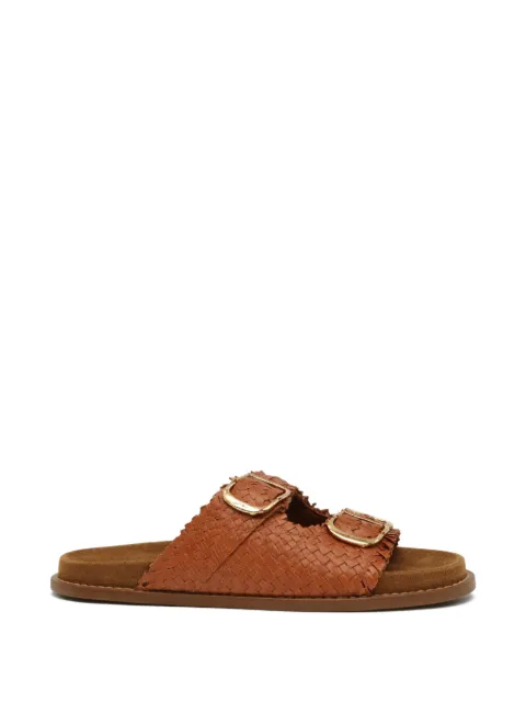 Pennyblack buckle-detail flat sandals Brown 261152E15