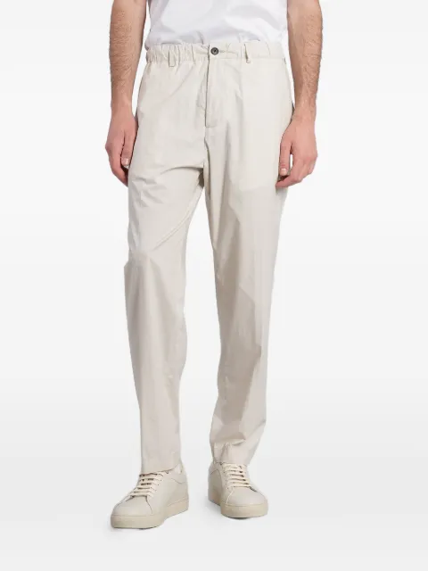 Low Brand drawstring-waist tapered trousers Neutrals LP26043A037