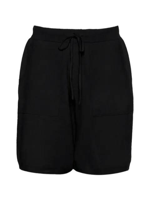 Low Brand drawstring-waistband patch-pocket shorts Black LM26009D001