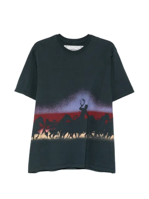 One Of These Days Driftin' Back graphic-print T-shirt Black 01D04101